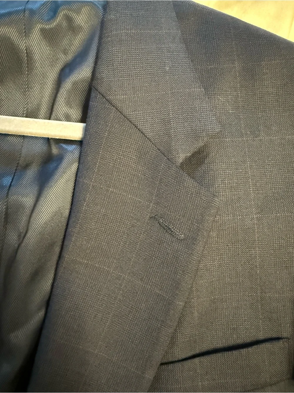 Oscar de la Renta menswear Super 100’s 100% wool 44R blue sports coat blazer